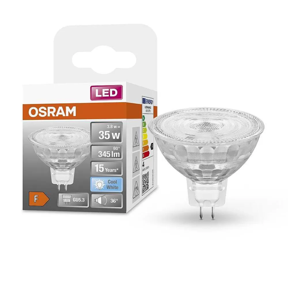 Luminaires Osram Osram Led Star Gu5.3 3,8 Watt 4000 Kelvin 345 Lumen