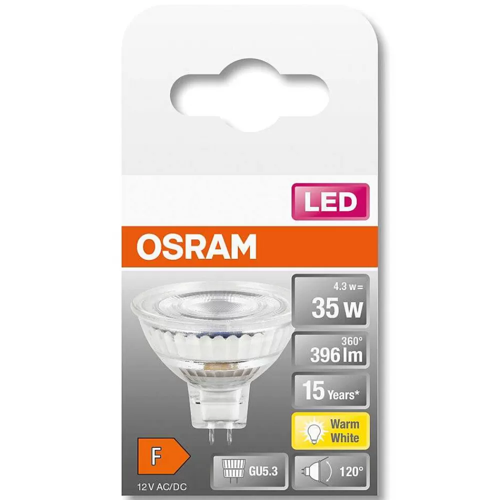 Luminaires Osram Osram Led Star Gu5.3 4,3 Watt 2700 Kelvin 396 Lumen