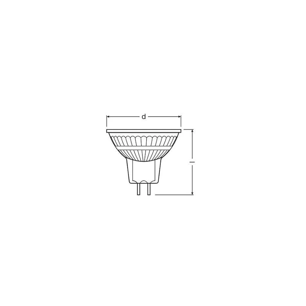 Luminaires Osram Osram Led Star Gu5.3 4,3 Watt 2700 Kelvin 396 Lumen