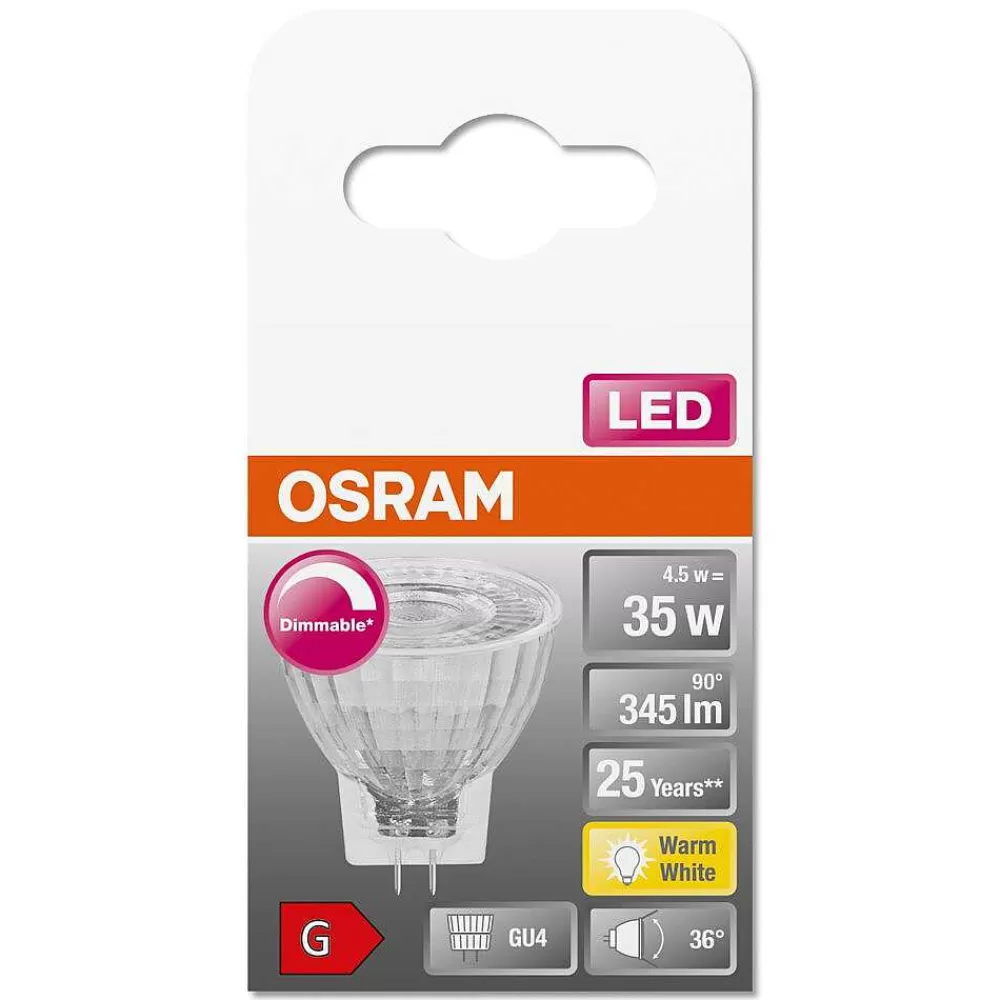 Luminaires Osram Osram Led Superstar Gu4 4,5 Watt 2700 Kelvin 345 Lumen
