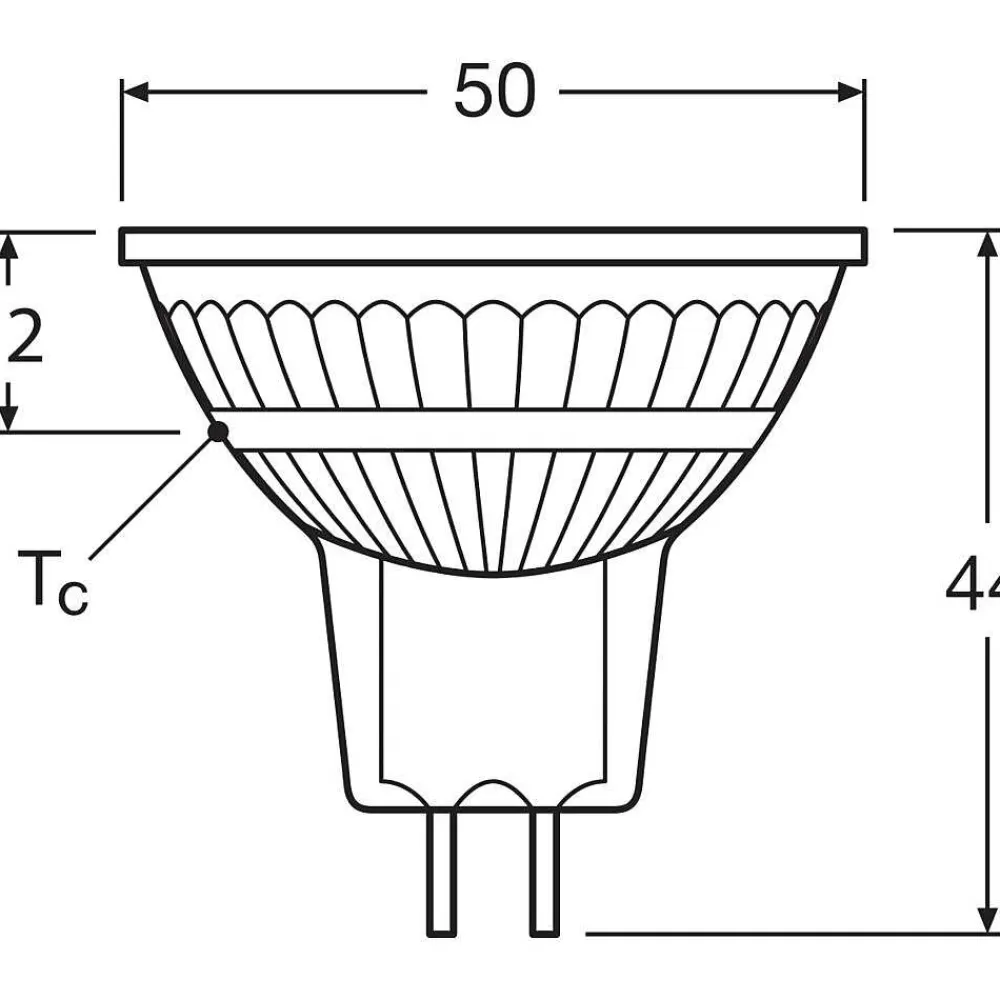 Luminaires Osram Osram Led Superstar Gu5.3 3,4 Watt 2700 Kelvin 230 Lumen