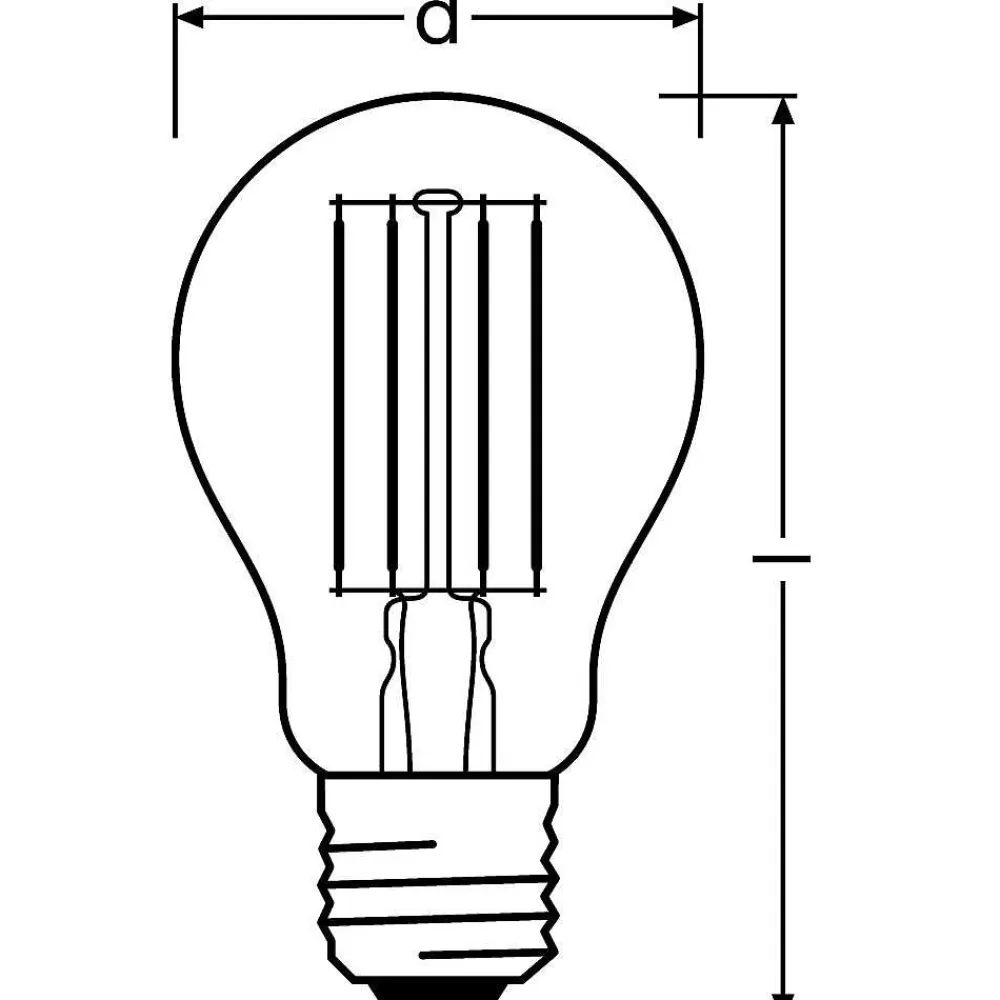 Luminaires Ledvance Osram Set De 3 Led E27 7,5 Watt 2700 Kelvin 1055 Lumen