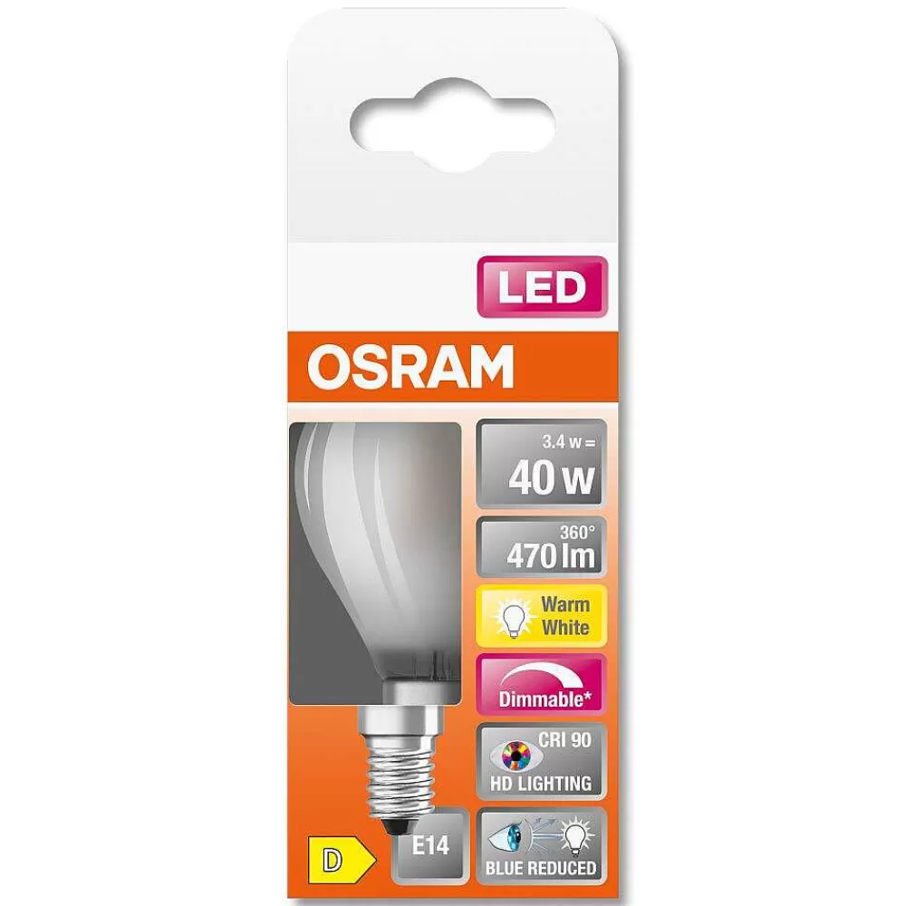 Luminaires Osram Osram Superstar Led E14 3,4 Watt 2700 Kelvin 470 Lumen