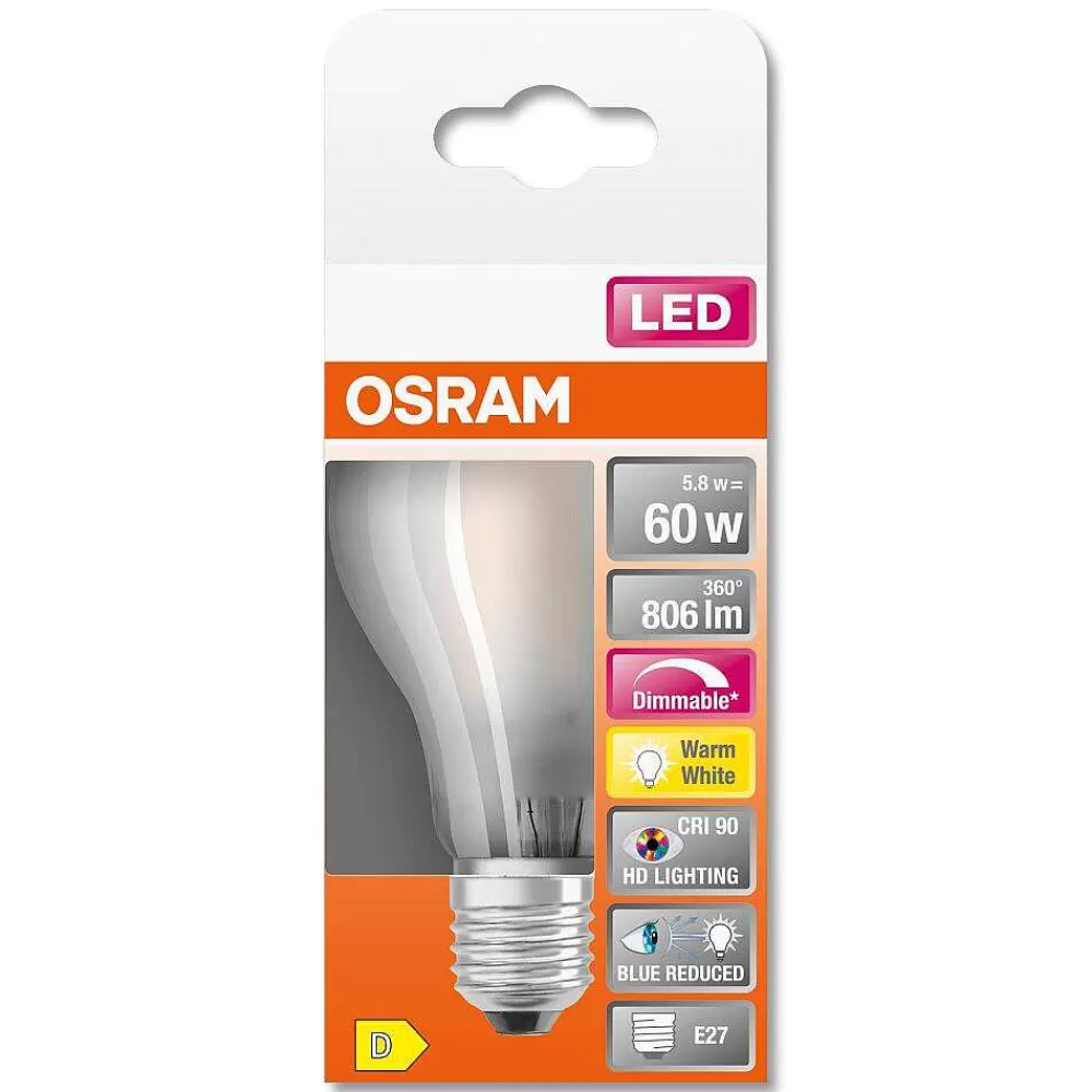 Luminaires Osram Osram Superstar Led E27 5,8 Watt 2700 Kelvin 806 Lumen