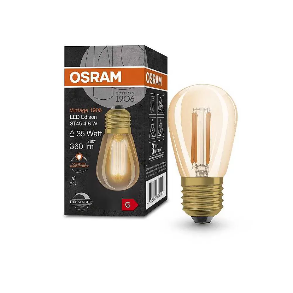 Luminaires Osram Osram Vintage 1906 Led E27 4,8 Watt 2200 Kelvin 360 Lumen