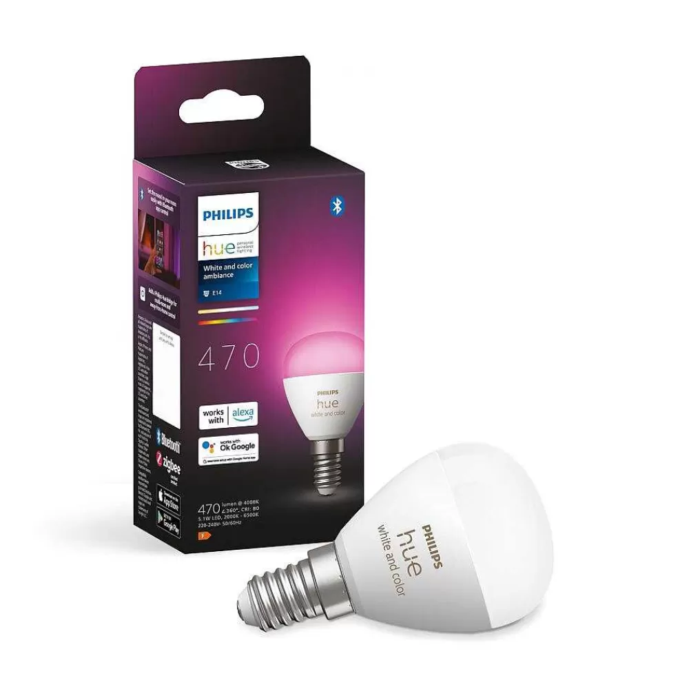 Luminaires Philips Philips Hue E14 Led 5,1 Watt 4000 Kelvin 470 Lumen