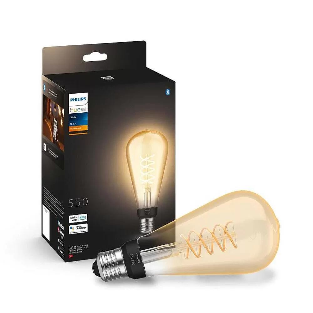 Luminaires Philips Philips Hue E27 Led 7 Watt 2100 Kelvin 550 Lumens