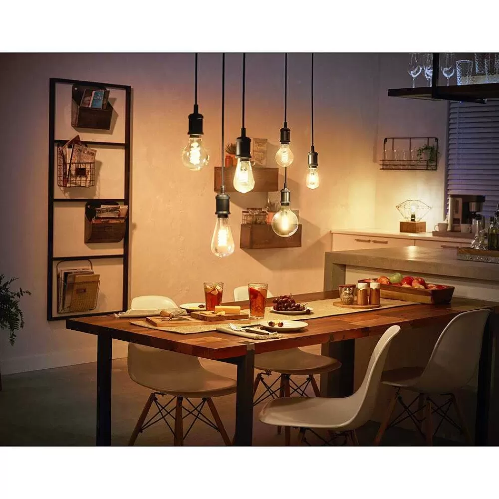 Luminaires Philips Philips Hue E27 Led 7 Watts 2100 Kelvin 550 Lumens