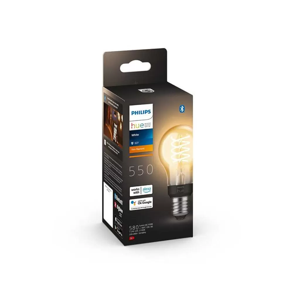 Luminaires Philips Philips Hue E27 Led 7 Watts 2100 Kelvin 550 Lumens