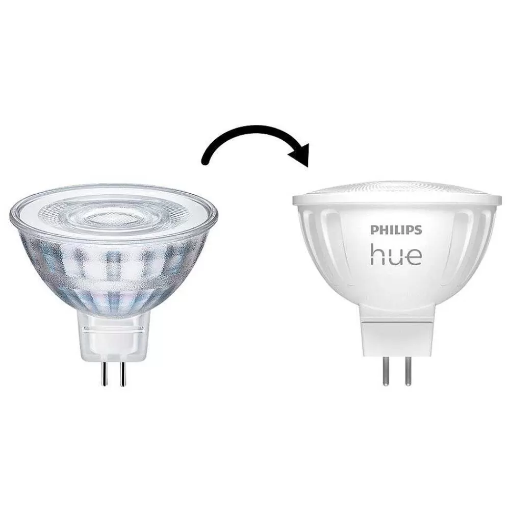 Luminaires Philips Philips Hue Led Gu5.3 6,3 Watt 2000-6500 Kelvin 400 Lumen