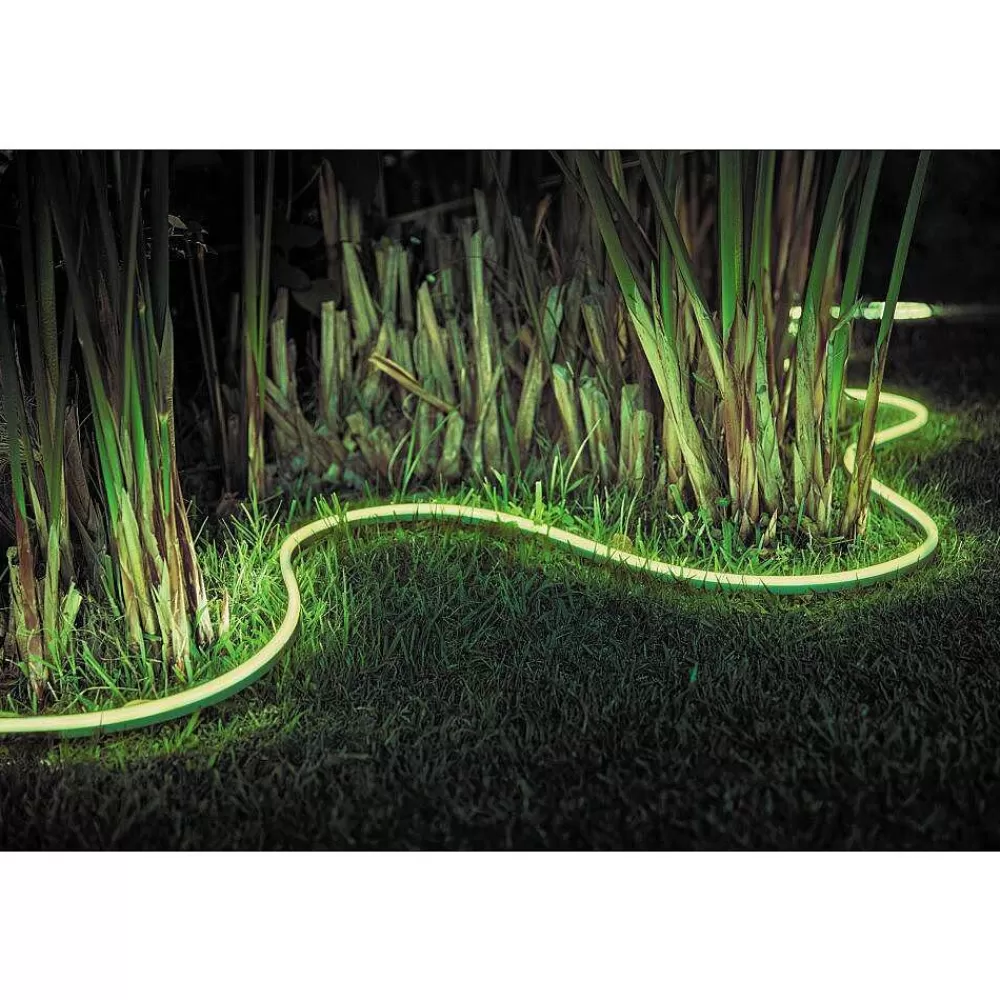Luminaires Philips Philips Hue Lot De 2 Bandes Led D'Exterieur Transparent, 1 Lumiere, Changeur De Couleurs