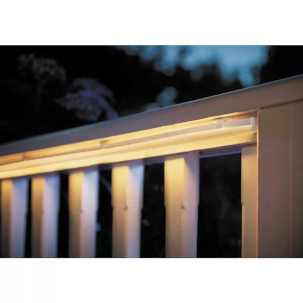 Luminaires Philips Philips Hue Lot De 2 Bandes Led D'Exterieur Transparent, 1 Lumiere, Changeur De Couleurs