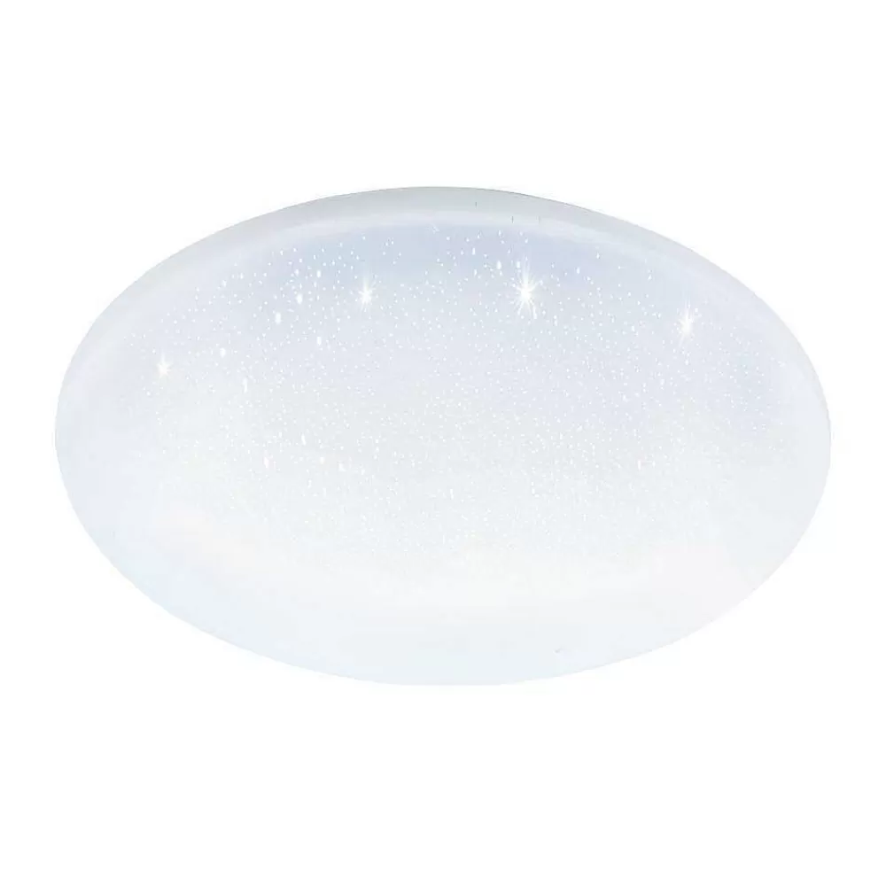 Luminaires Eglo Plafonnier Eglo Totari-Z Led Blanc, 4 Lumieres, Changeur De Couleurs