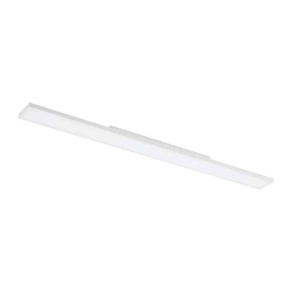 Luminaires Eglo Plafonnier Eglo Turcona-C Led Blanc, 1 Lumiere, Telecommandes, Changeur De Couleurs