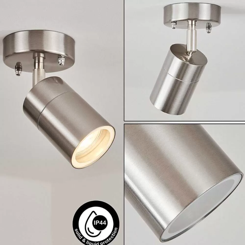hofstein Plafonnier Exterieur Corneda Acier Inoxydable, 1 Lumiere