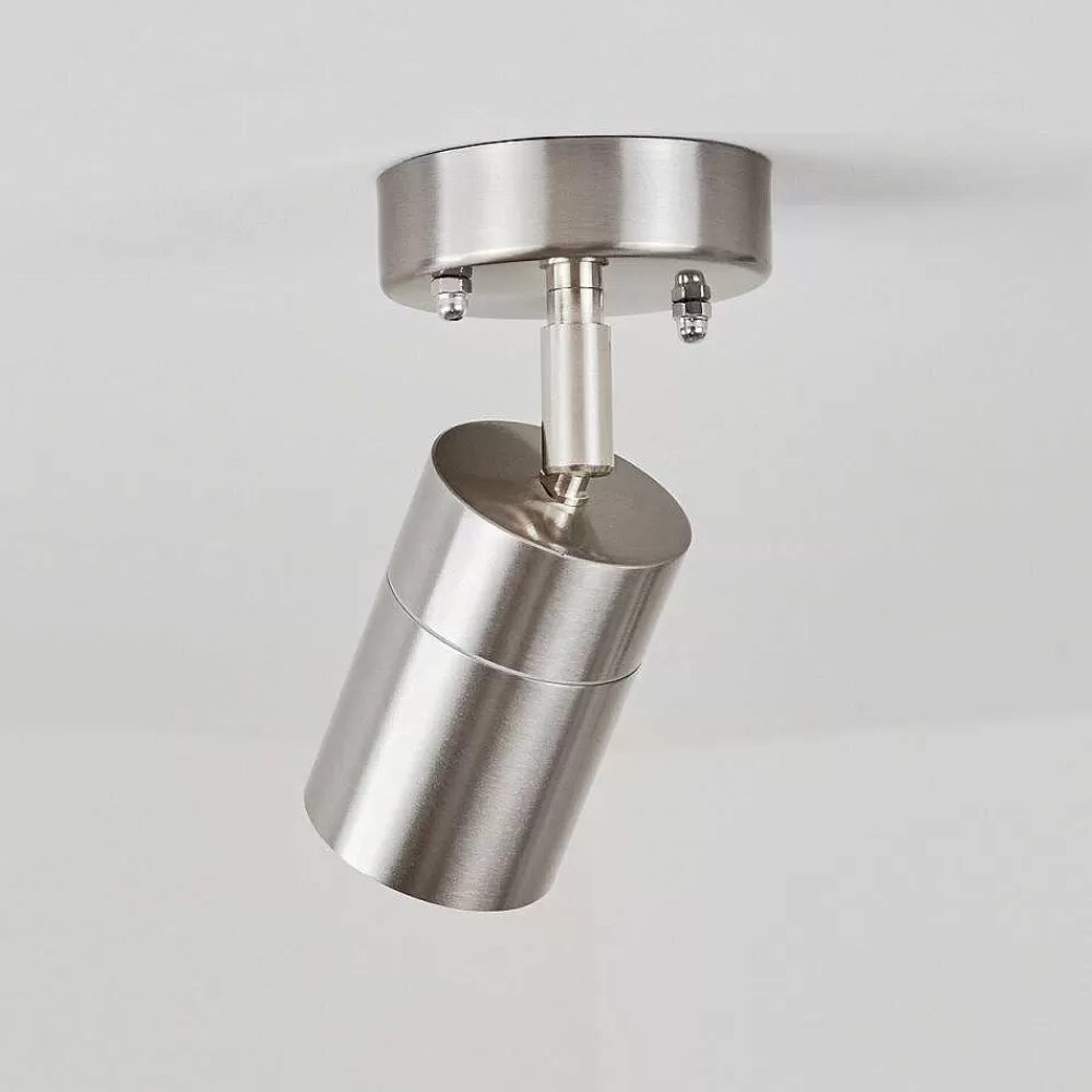 hofstein Plafonnier Exterieur Corneda Acier Inoxydable, 1 Lumiere