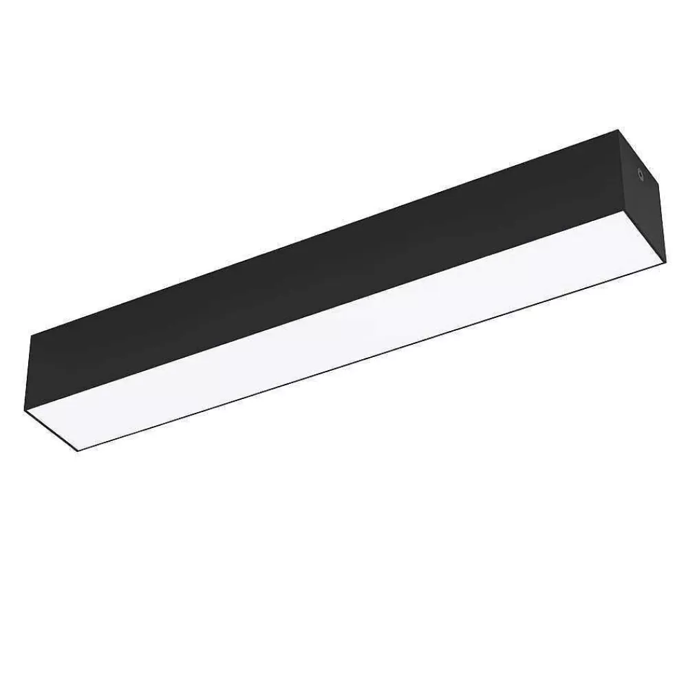Luminaires Eglo Plafonnier Exterieur Eglo Salitta Led Noir, 1 Lumiere