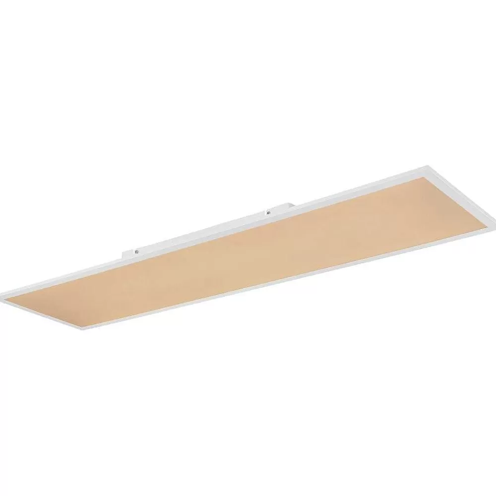 Luminaires Globo Lighting Plafonnier Globo Doro Led Blanc, 2 Lumieres, Telecommandes, Changeur De Couleurs