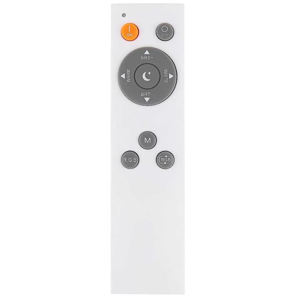 Luminaires Globo Lighting Plafonnier Globo Doro Led Blanc, 2 Lumieres, Telecommandes, Changeur De Couleurs