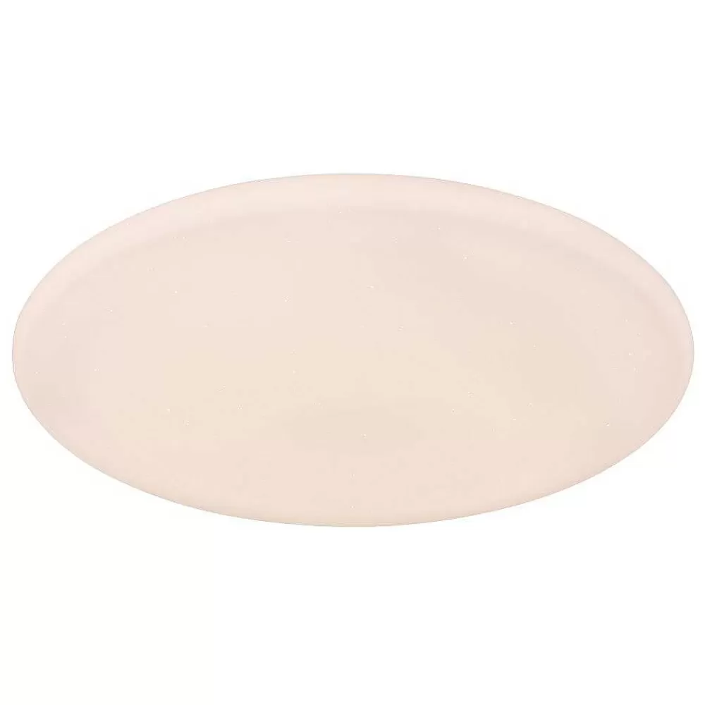 Luminaires Globo Lighting Plafonnier Globo Rena Led Blanc, 1 Lumiere, Telecommandes, Changeur De Couleurs