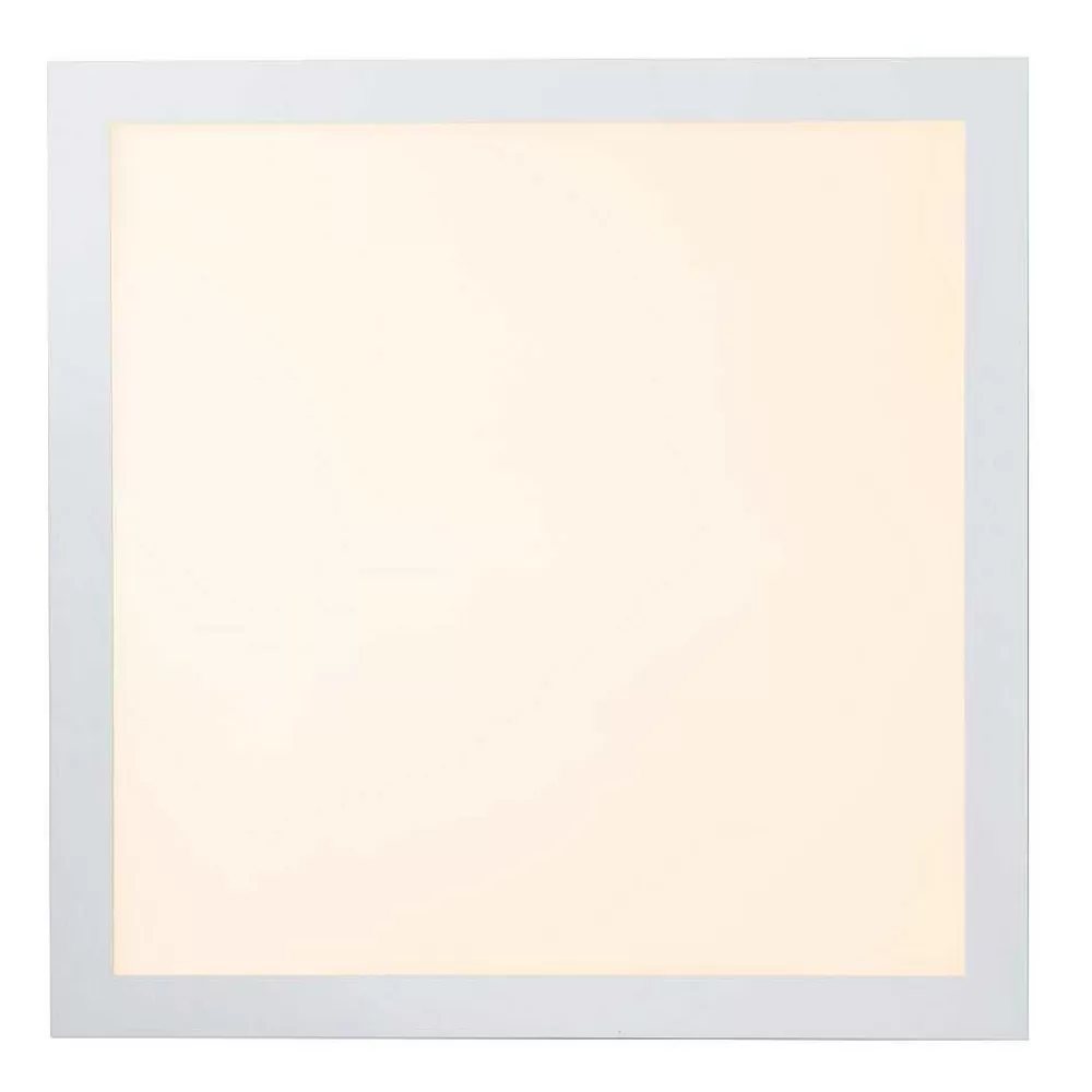 Luminaires Globo Lighting Plafonnier Globo Rosi Led Blanc, 1 Lumiere, Telecommandes, Changeur De Couleurs