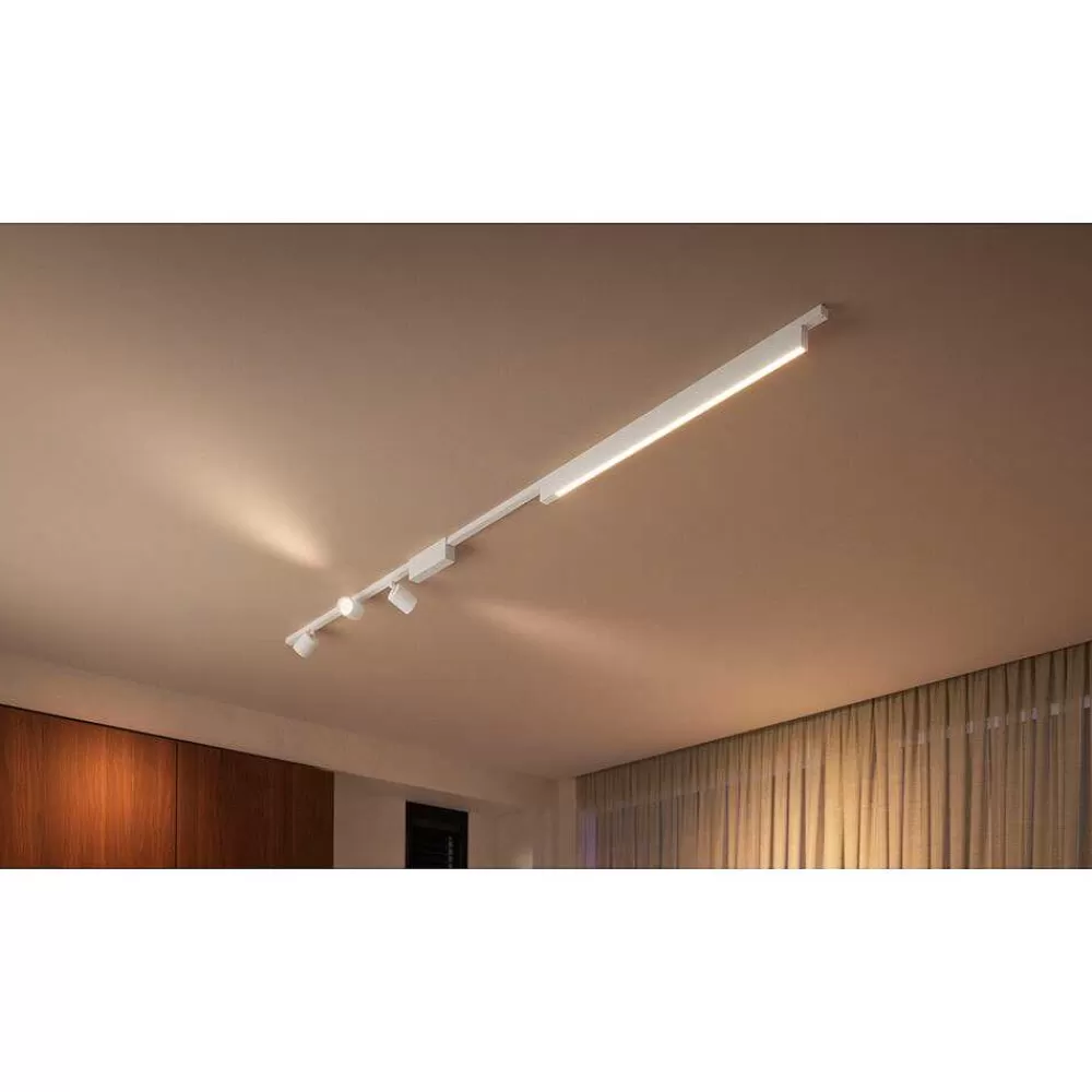 Luminaires Philips Plafonnier Kit De Base Philips Hue Perifo Led Blanc, 4 Lumieres, Changeur De Couleurs