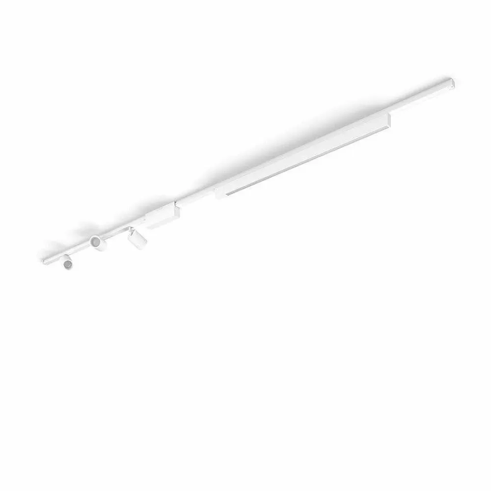 Luminaires Philips Plafonnier Kit De Base Philips Hue Perifo Led Blanc, 4 Lumieres, Changeur De Couleurs