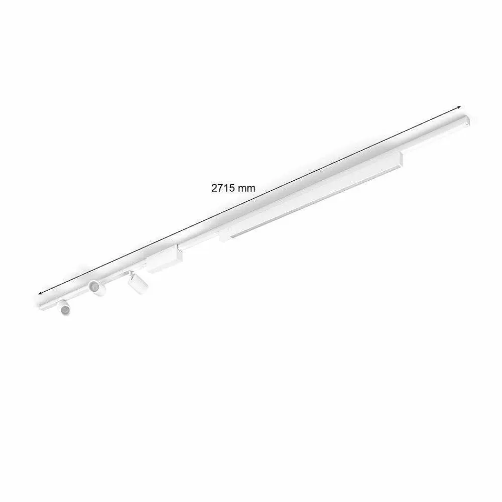 Luminaires Philips Plafonnier Kit De Base Philips Hue Perifo Led Blanc, 4 Lumieres, Changeur De Couleurs