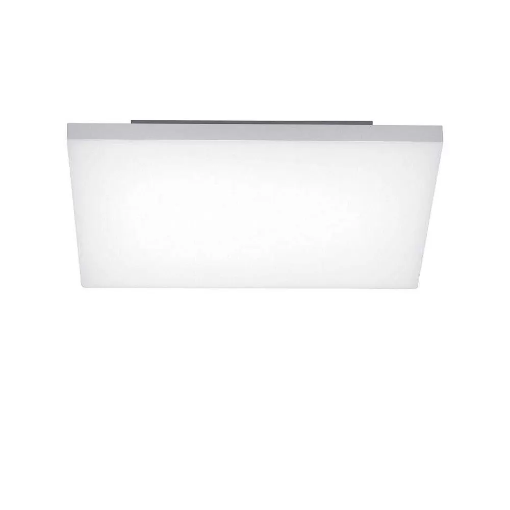 Paul Neuhaus Q-Serie Plafonnier Paul Neuhaus Q-Flag Led Blanc, 1 Lumiere, Telecommandes, Changeur De Couleurs