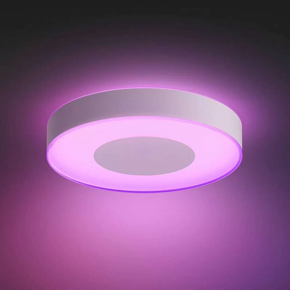 Luminaires Philips Plafonnier Philips Hue Infuse Led Blanc, 1 Lumiere, Changeur De Couleurs
