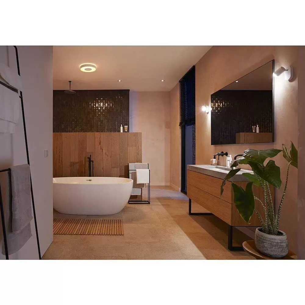 Luminaires Philips Plafonnier Philips Hue Xamento Led Blanc, 1 Lumiere, Changeur De Couleurs