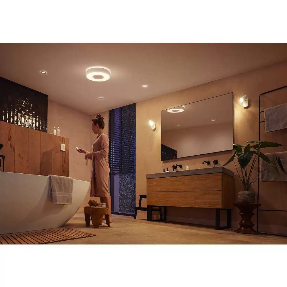 Luminaires Philips Plafonnier Philips Hue Xamento Led Blanc, 1 Lumiere, Changeur De Couleurs