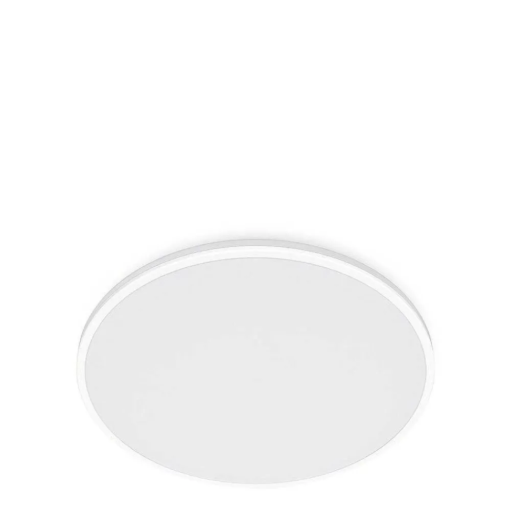Luminaires Philips Plafonnier Philips Wiz Rune Led Blanc, 1 Lumiere, Changeur De Couleurs