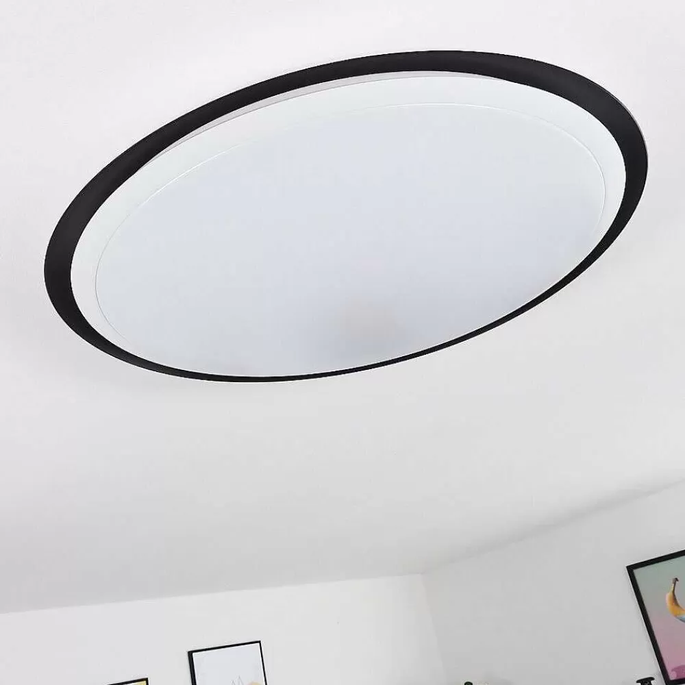 hofstein Plafonnier Vejle Led Blanc, 2 Lumieres, Changeur De Couleurs
