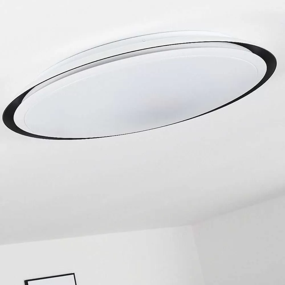 hofstein Plafonnier Vejle Led Blanc, 2 Lumieres, Changeur De Couleurs
