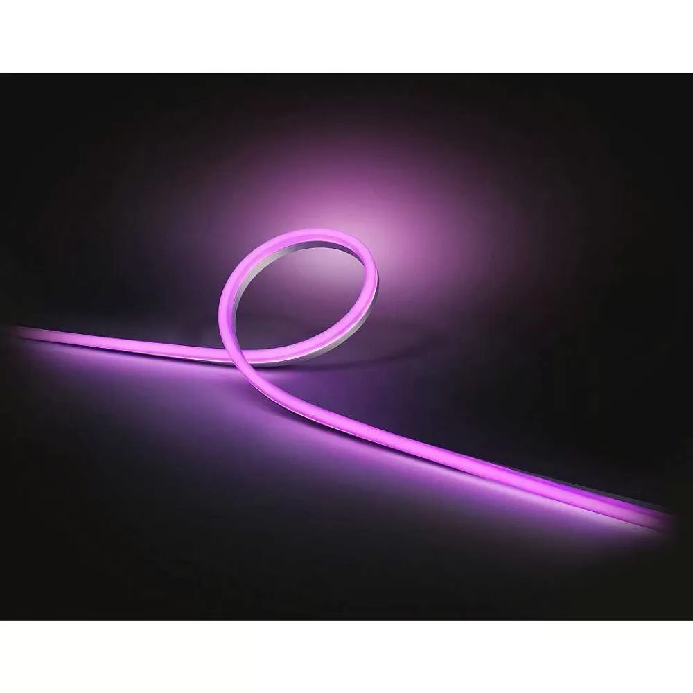 Luminaires Philips Ruban Lumineux Exterieur Philips Hue Ambiance White & Color Led Blanc, 1 Lumiere