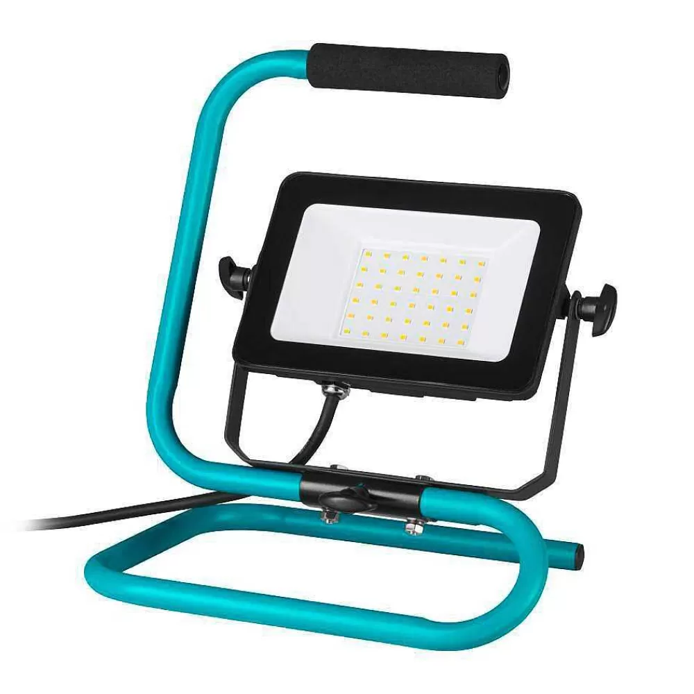 Luminaires Eglo Spot De Jardin Eglo Outdoor Led Bleu, Noir, 1 Lumiere