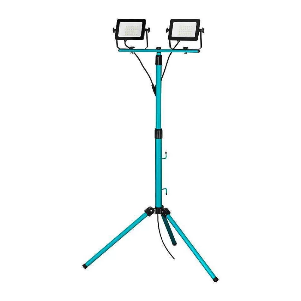 Luminaires Eglo Spot De Jardin Eglo Outdoor Led Bleu, Noir, 2 Lumieres