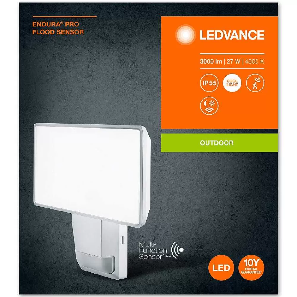 Luminaires Ledvance Spot De Jardin Ledvance Endura® Blanc, 1 Lumiere, Detecteur De Mouvement