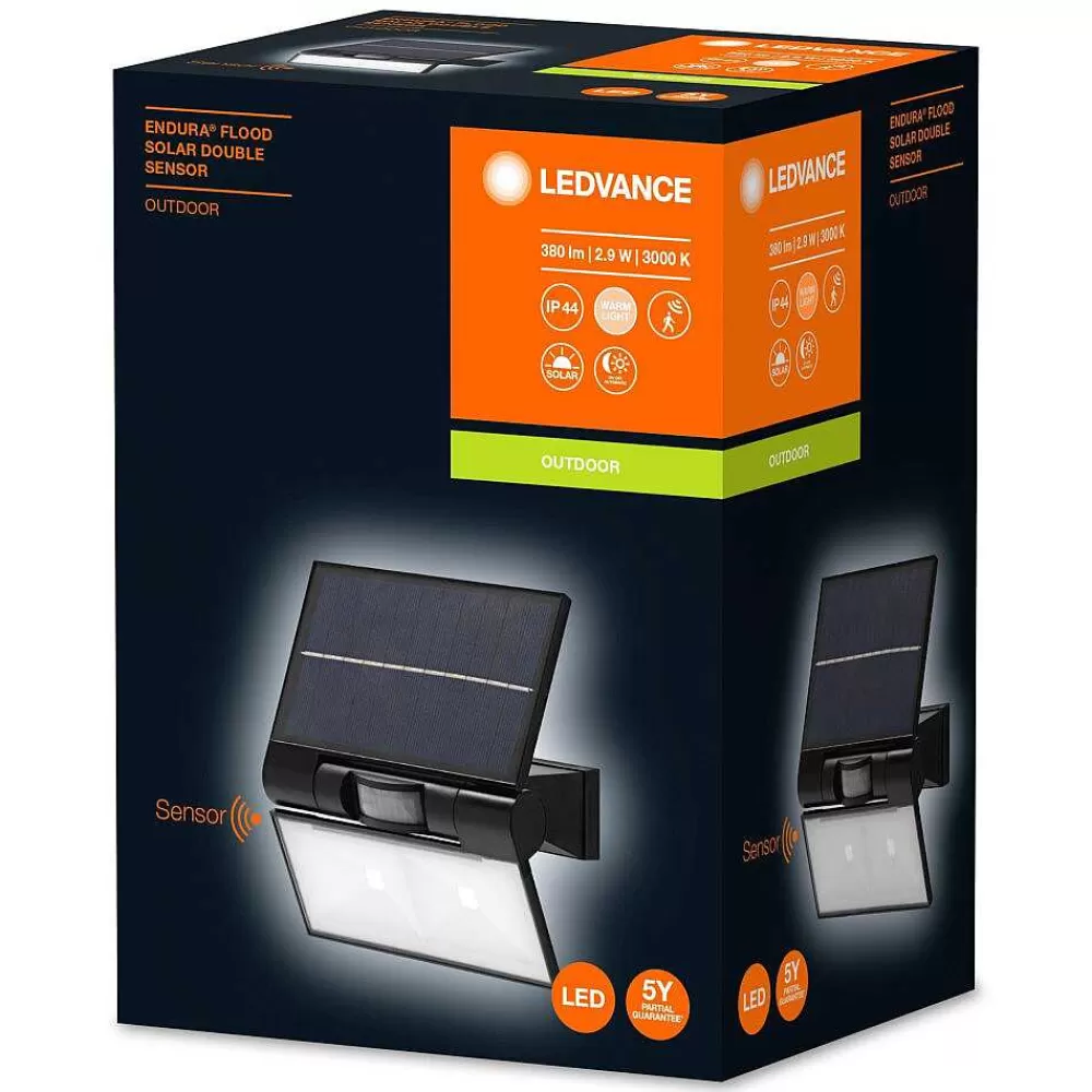 Luminaires Ledvance Spot De Jardin Ledvance Endura Gris, 1 Lumiere, Detecteur De Mouvement