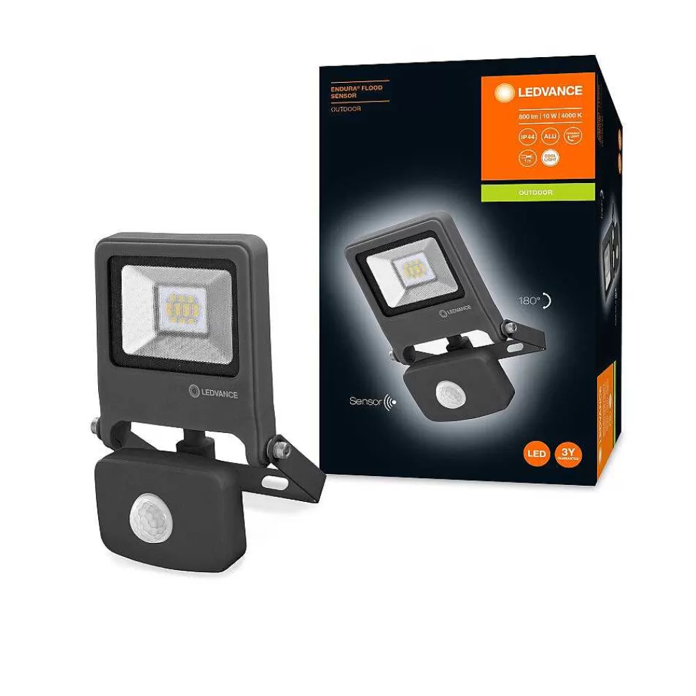Luminaires Ledvance Spot De Jardin Ledvance Endura® Gris, 1 Lumiere, Detecteur De Mouvement