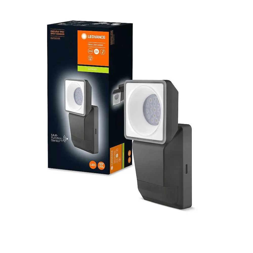 Luminaires Ledvance Spot De Jardin Ledvance Endura® Gris, 1 Lumiere, Detecteur De Mouvement