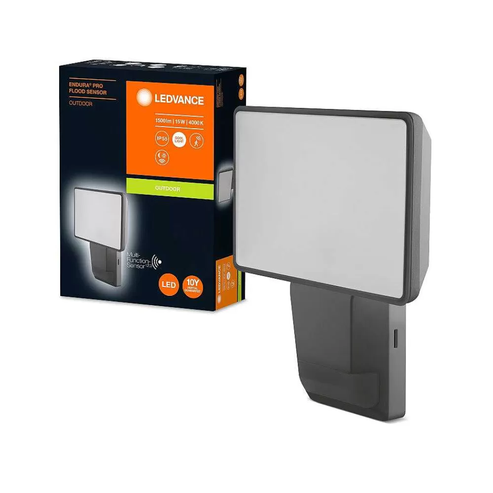 Luminaires Ledvance Spot De Jardin Ledvance Endura® Gris, 1 Lumiere, Detecteur De Mouvement