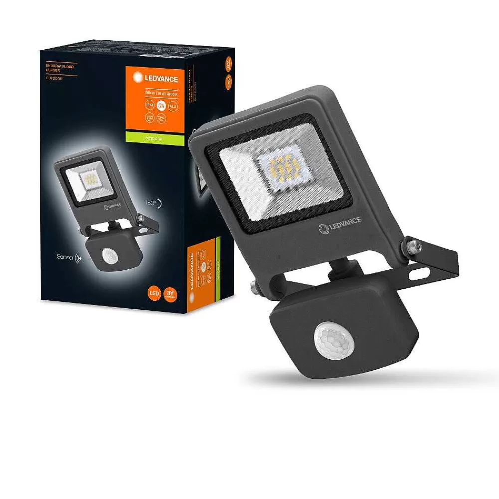 Luminaires Ledvance Spot De Jardin Ledvance Endura® Gris, 1 Lumiere, Detecteur De Mouvement