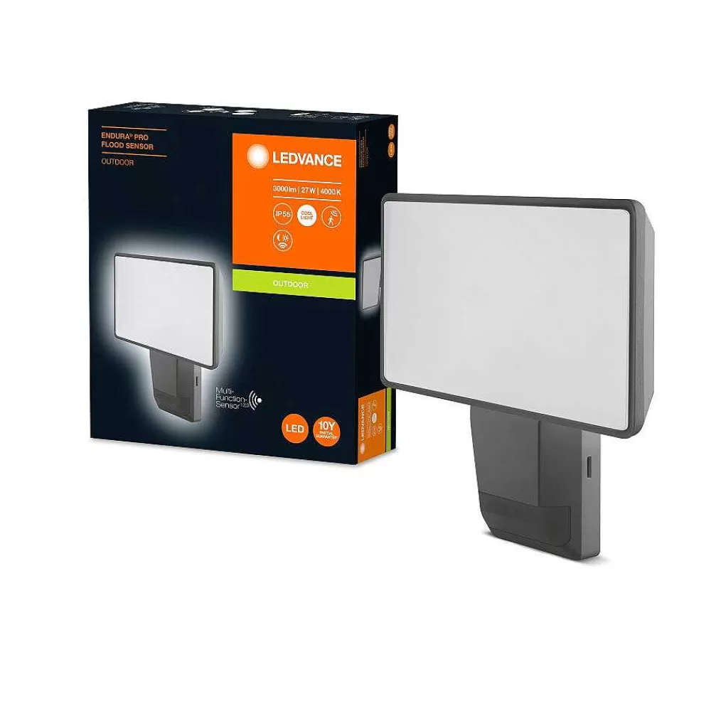 Luminaires Ledvance Spot De Jardin Ledvance Endura® Gris, 1 Lumiere, Detecteur De Mouvement
