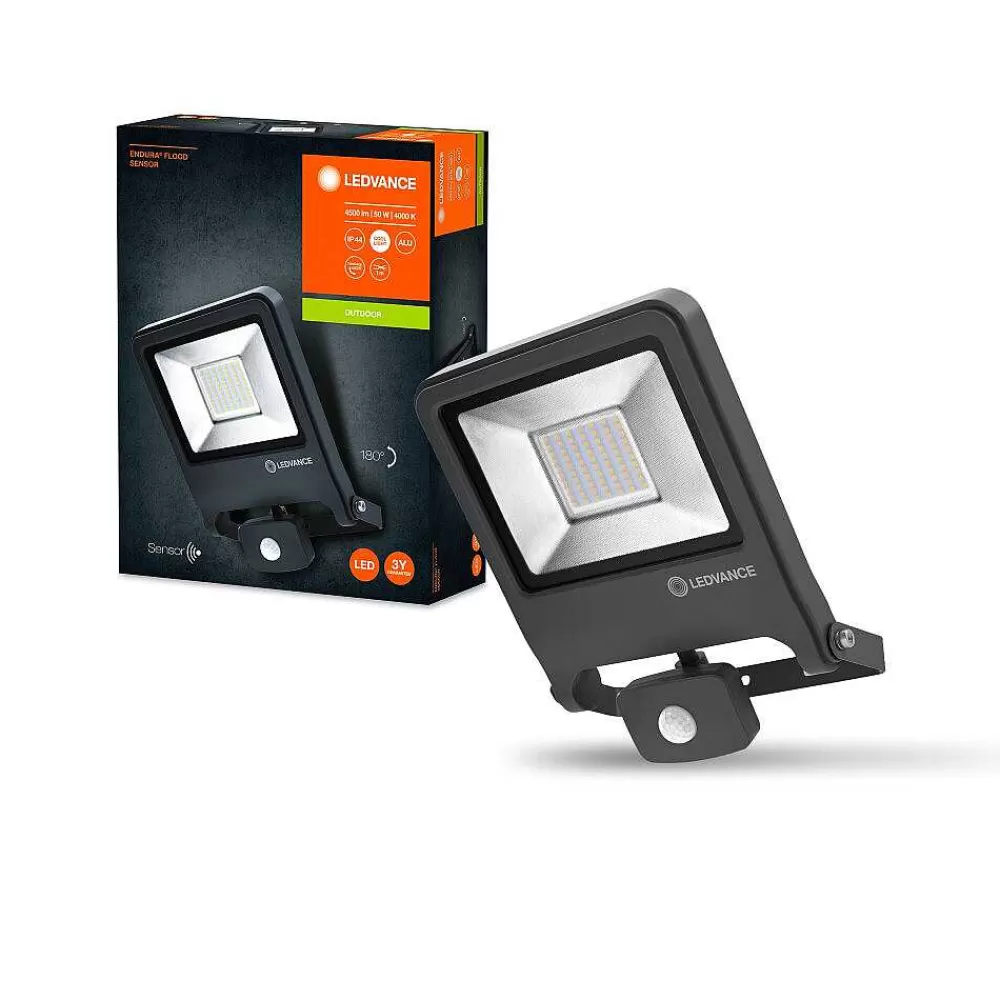 Luminaires Ledvance Spot De Jardin Ledvance Endura® Gris, 1 Lumiere, Detecteur De Mouvement