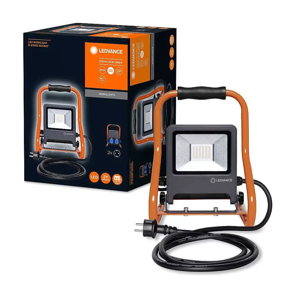 Luminaires Ledvance Spot De Jardin Ledvance Worklights Gris, Orange, 1 Lumiere