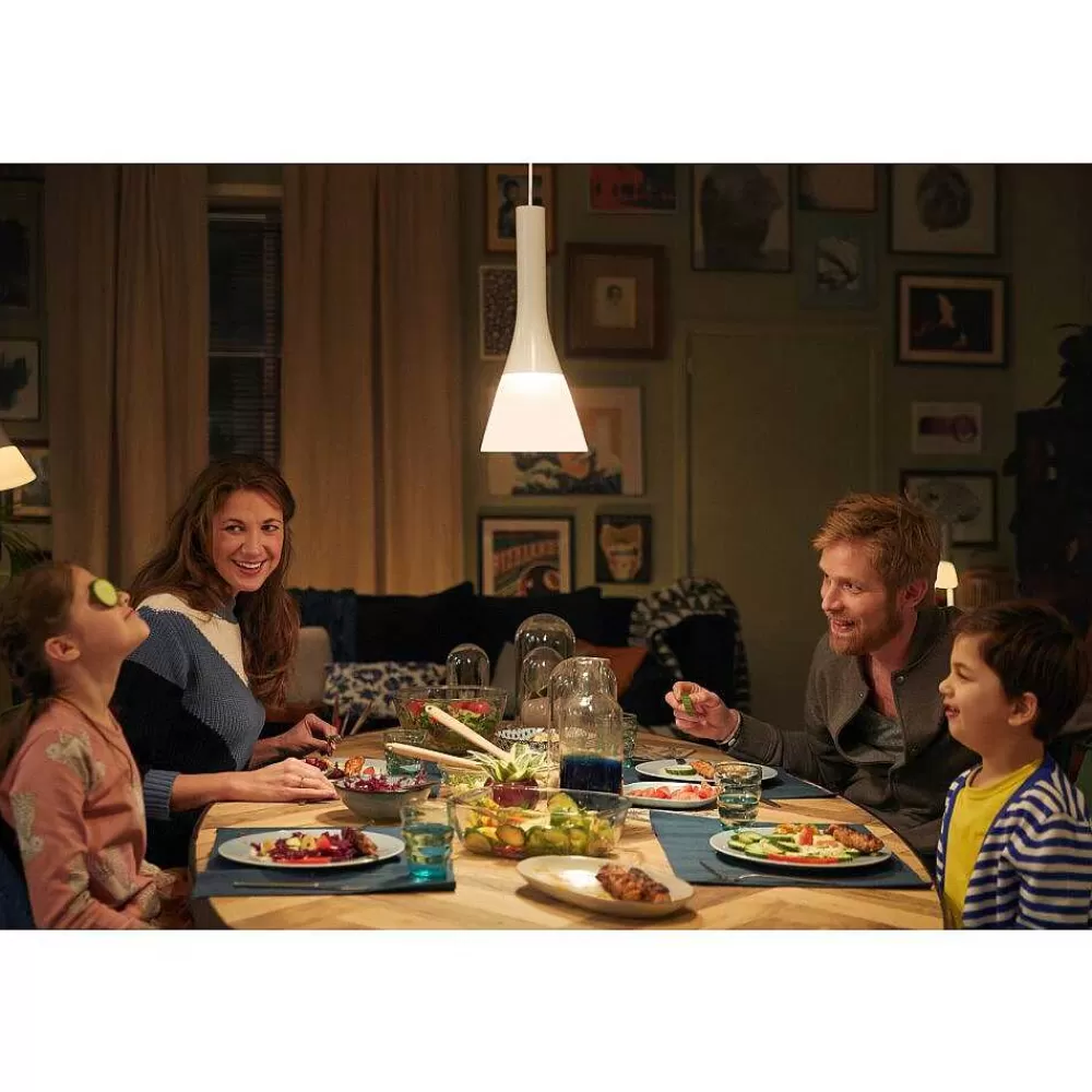 Luminaires Philips Suspension Philips Hue Explore Led Blanc, 1 Lumiere, Telecommandes