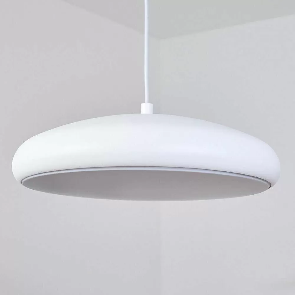 hofstein Suspension Rhone Led Blanc, 1 Lumiere, Changeur De Couleurs