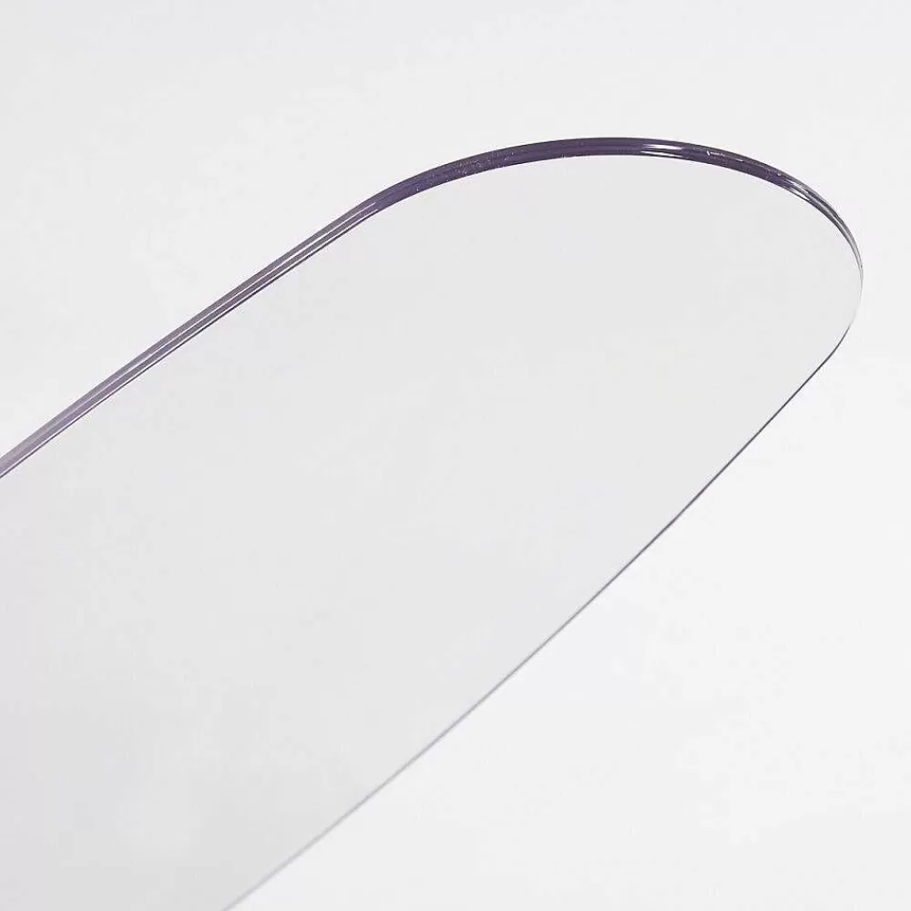 hofstein Ventilateur De Plafond Varazze Nickel Mat, Transparent, 1 Lumiere, Telecommandes